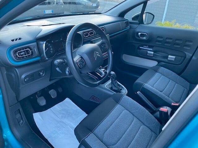 Citroen C3 PureTech 83 S&S Shine Km 35000 fullLED Iva deducibile