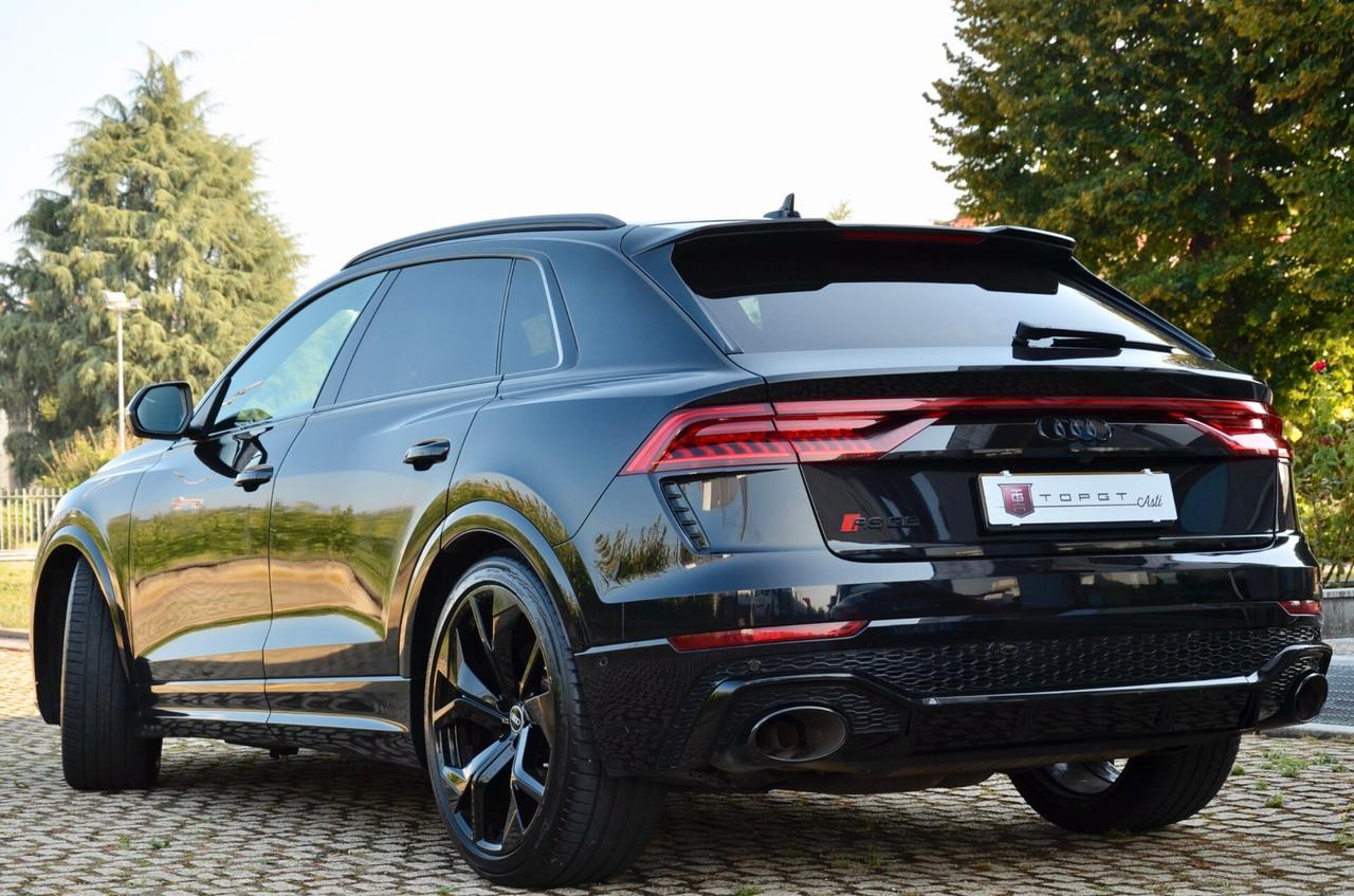 AUDI RS Q8 4.0 MHEV QUATTRO 600cv TIPTRONIC, SERVICE UFF AUDI, TETTO, MATRIX, HI-FI BANG&OLUFSEN, GANCIO TRAINO, EURO 6D, PERMUTE