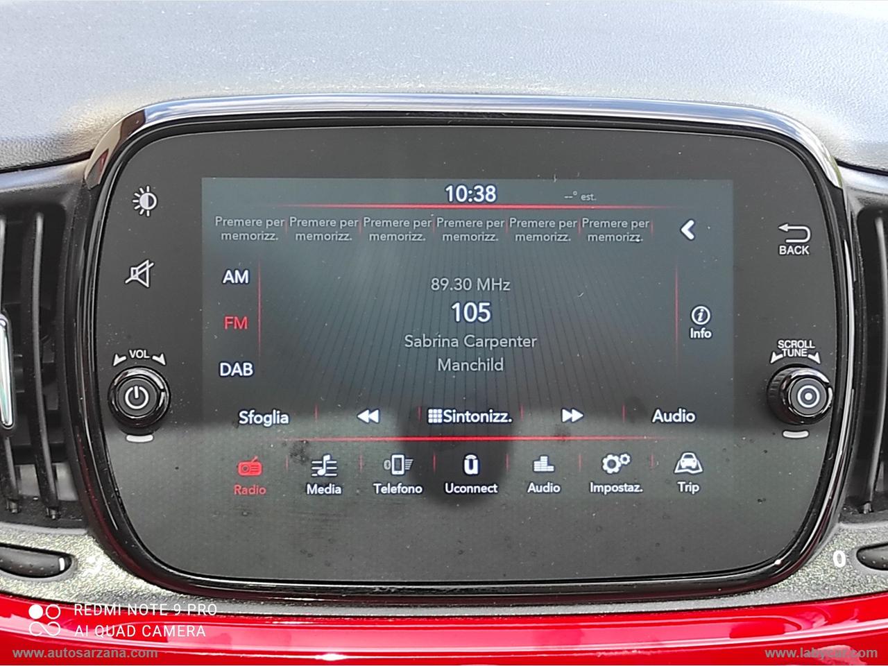FIAT 500 1.0 Hybrid Red 24000KM!!! 3 ANNI GARANZIA