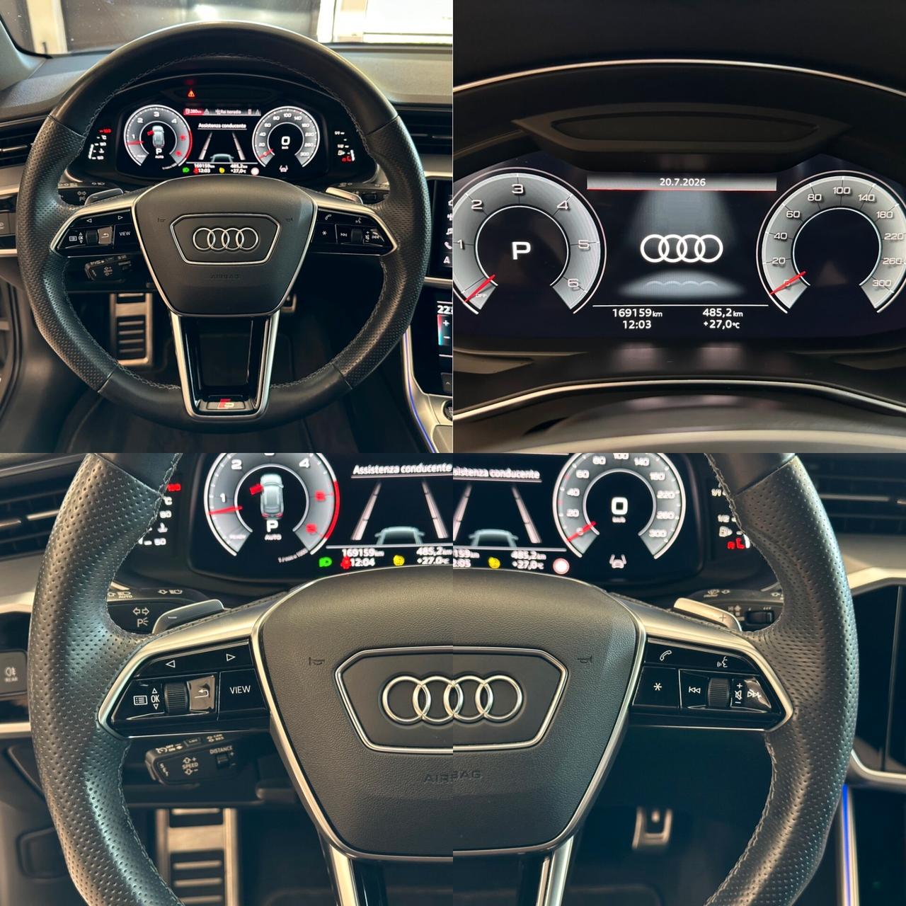 AUDI A6 50TDI QUATTRO S-LINE *IMATRIX*RADAR*PACKLUCI*VIRTUAL*PROFUMATORE