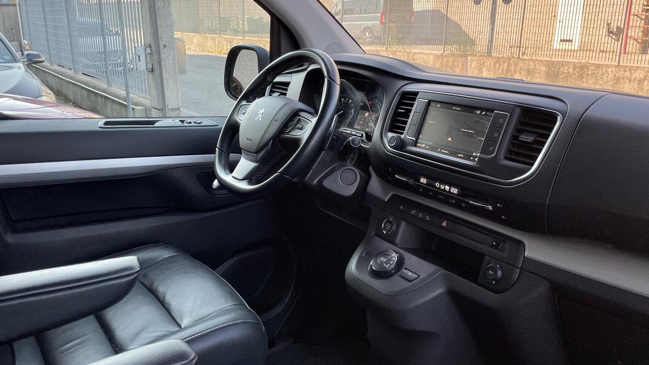 PEUGEOT TRAVELLER 2.0 BLUEHDI LONG BUSINESS VIP 177CV - OTTO POSTI, SEDILI IN PELLE ELETTRICI RISCADABILI, TETTO