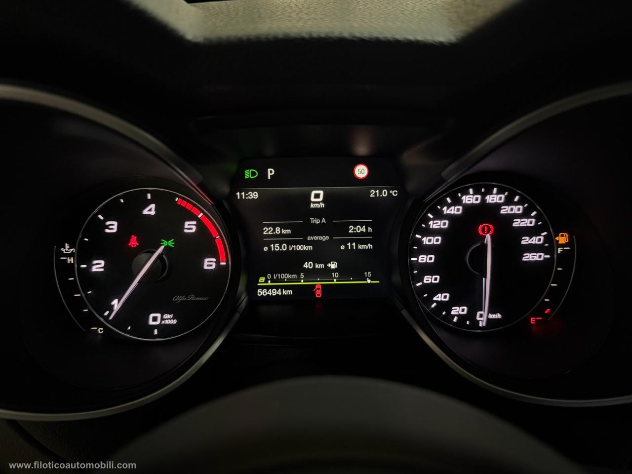 ALFA ROMEO Stelvio 2.2 T.diesel 210CV AT8 Q4 Veloce KM CERTIFICATI - CERCHI 20 FULL!