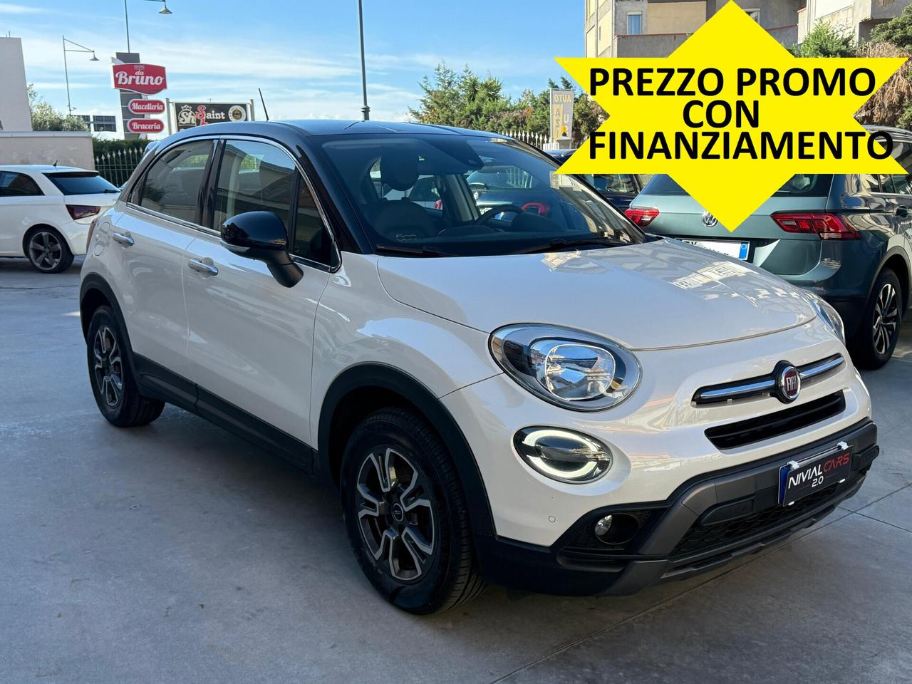 Fiat 500X CROSS MJT BICOLOR PERLA/NERO-NAVI-CAMERA-ANTICOLLISIONE