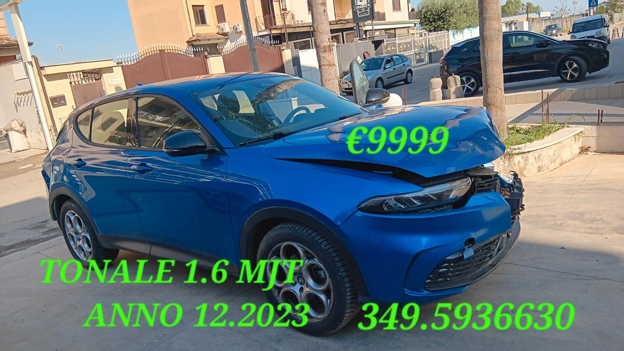 Alfa Romeo Tonale Sprint incidentata sinistrata mondialcars 12.023