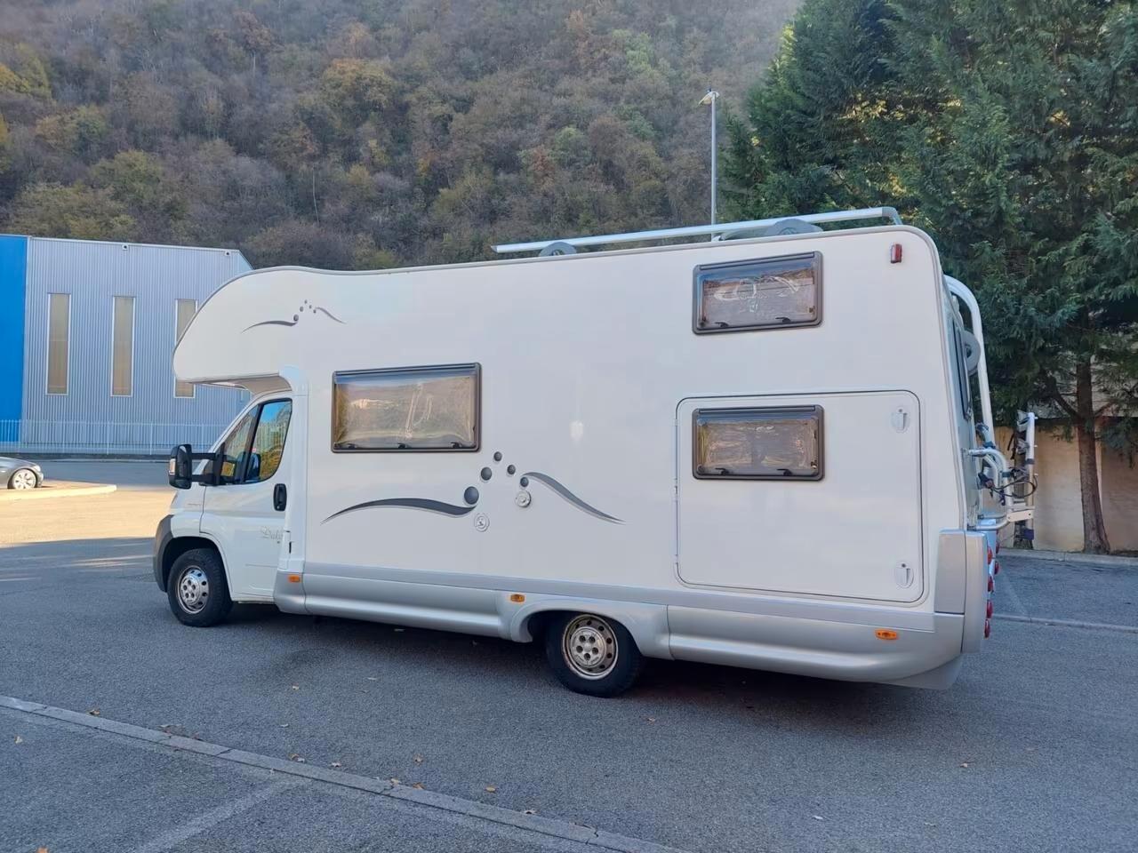 FIAT DUCATO DUKE 48 MANSARDATO CAMPER 7 POSTI