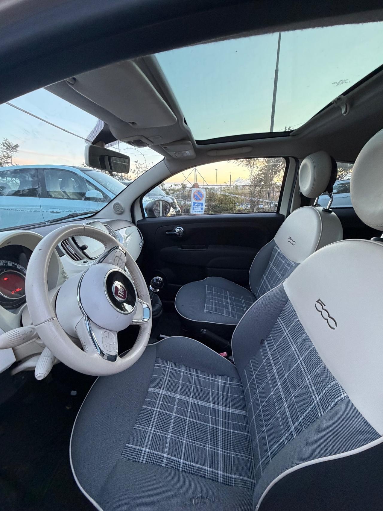Fiat 500 1.2 benzina Mirror Manuale 69cv Cerchi 16 Navi Tetto
