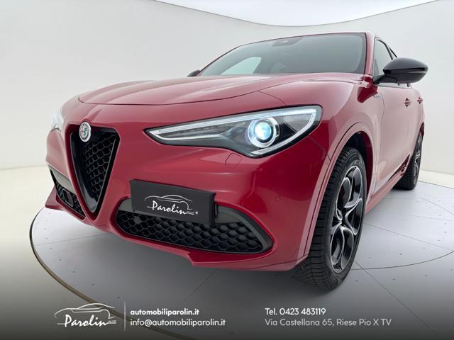 ALFA ROMEO Stelvio 2.0 Turbo 280 CV AT8 Q4 Veloce Harman-pelle Rossa