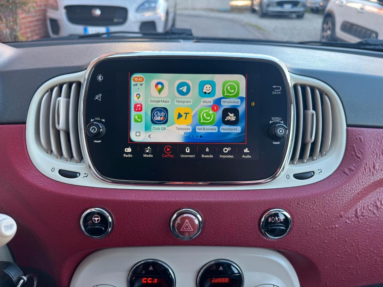 Fiat 500 C 1.2 Lounge 69CV PELLE FRAU