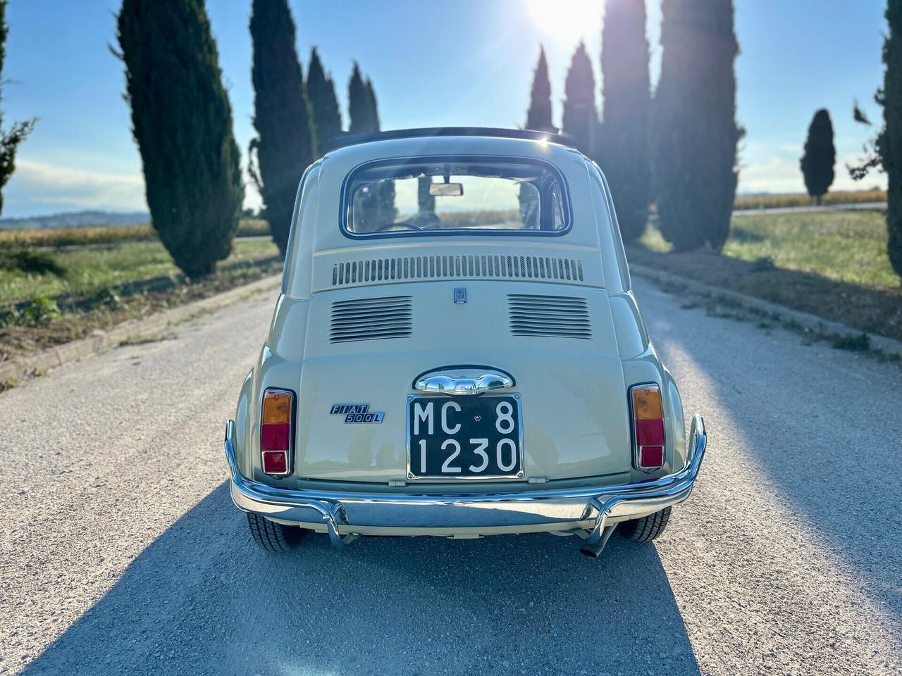Fiat 500 110 F BERLINA mod. L - RESTAURO COMPLETO Motore 650 Cambio Sincronizzato