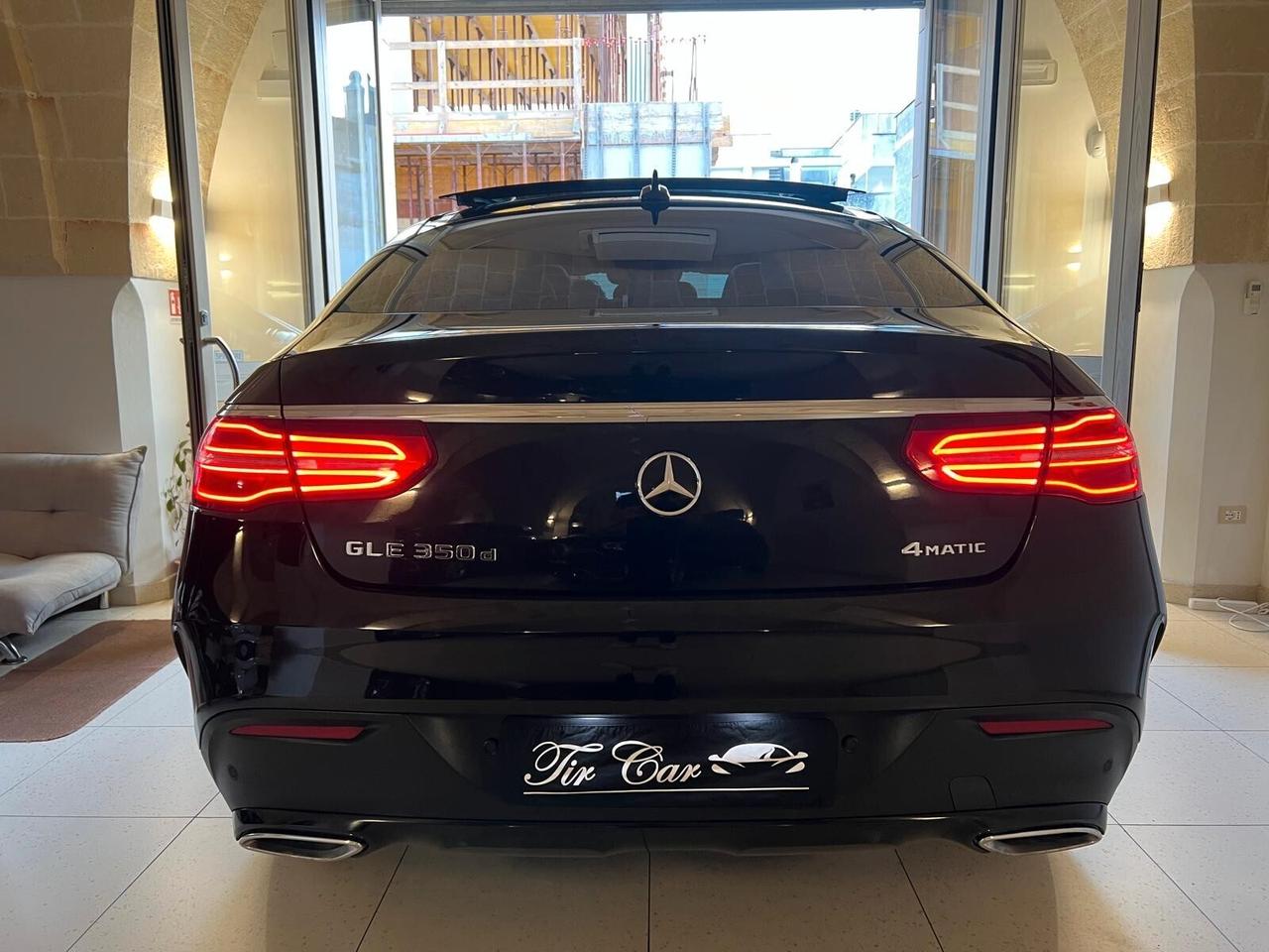 MERCEDES-BENZ GLE 350D COUPE' 4MATIC 3.0 258CV TETTO PELLE NAVI ANNO 2018