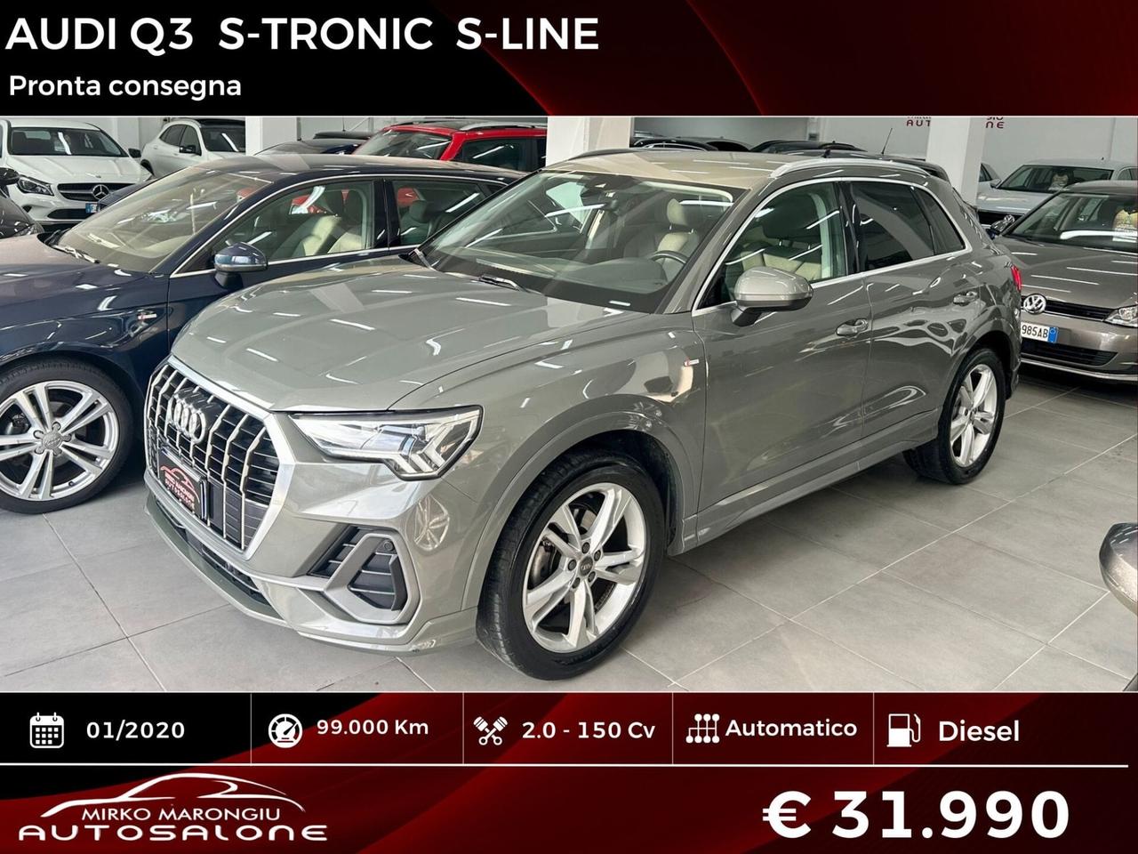 Audi Q3 35 TDI S tronic S line edition FINANZIABILE