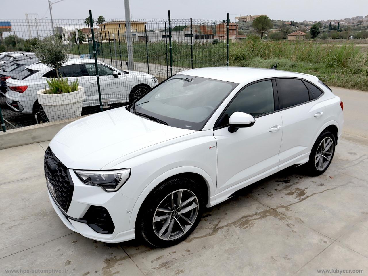 AUDI Q3 SPORTBACK 2.0TDI S-LINE LED NAVI PELLE CERCHI 19 RETROCAMERA