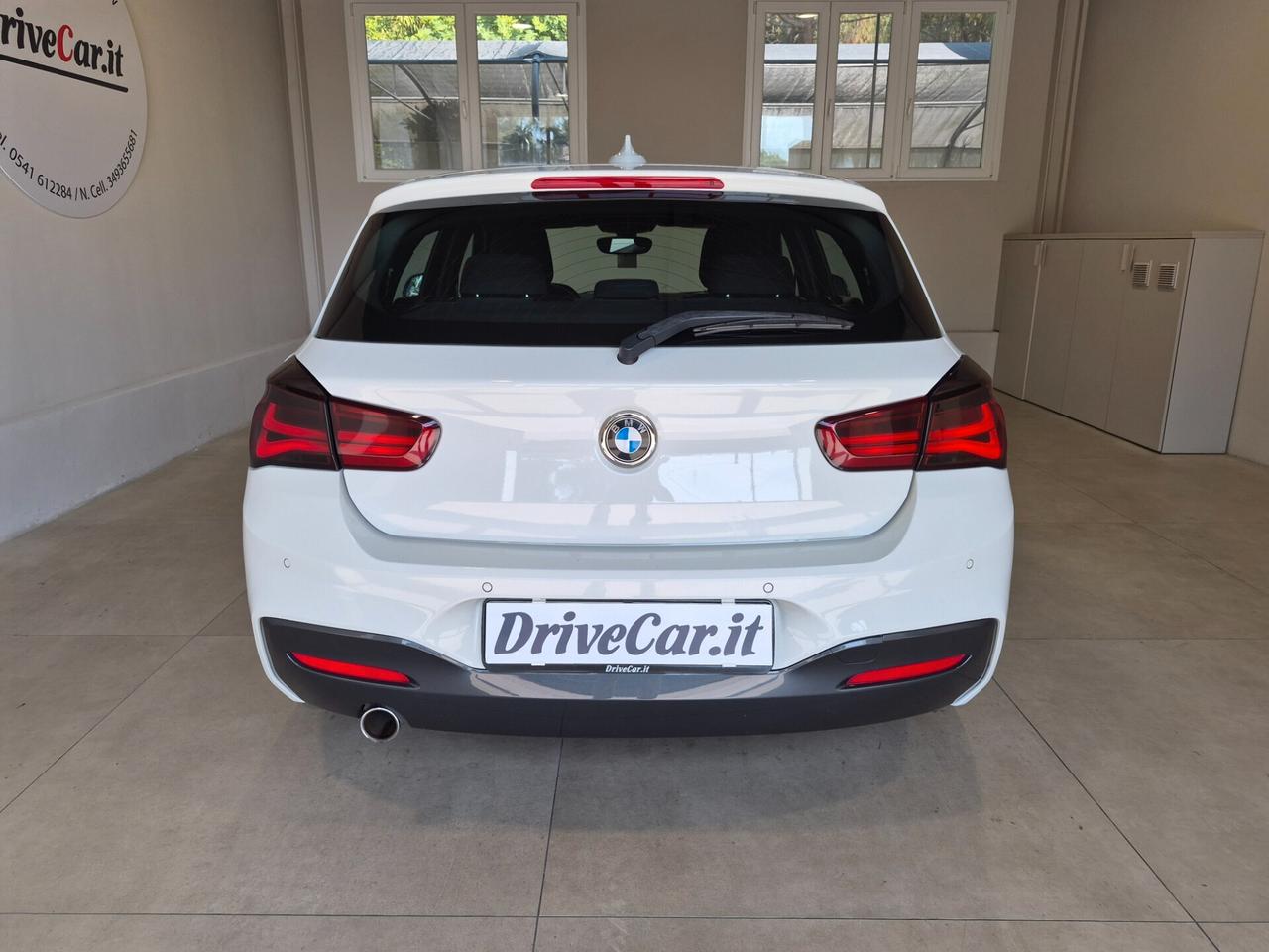 BMW 116 D MSPORT 5 PORTE LED C.18" ASSETTO SPORTIVO M PDC CRUISE CONTROL UNIPROPRIETARIO