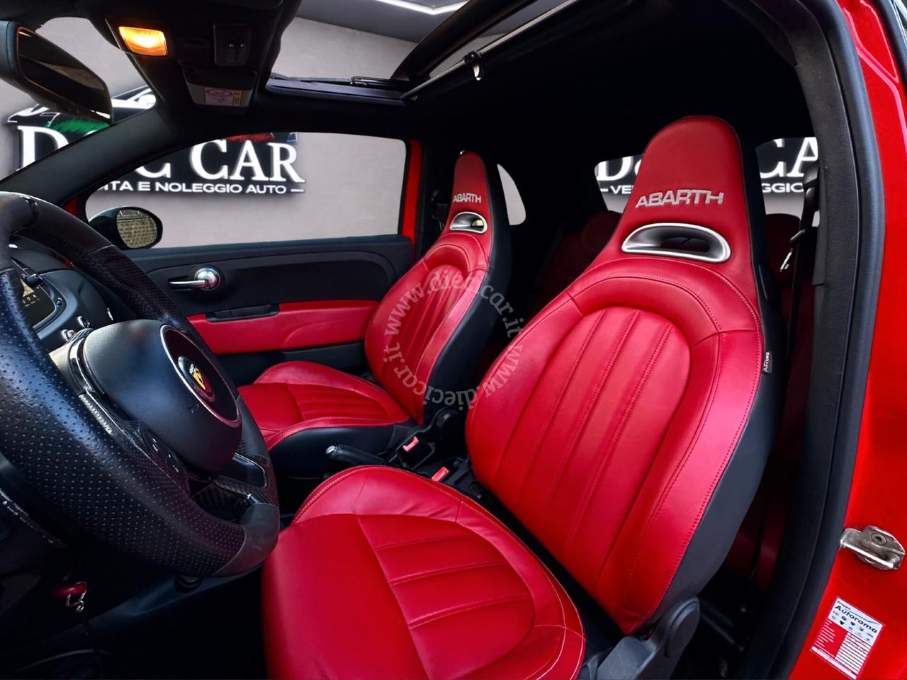Abarth 595 1.4 Turbo T-Jet 180 CV MTA Competizione TETTO XENO PDC AUDIO BEATZ ANTIFURTO PELLE TAGLIANDI UFFICIALI
