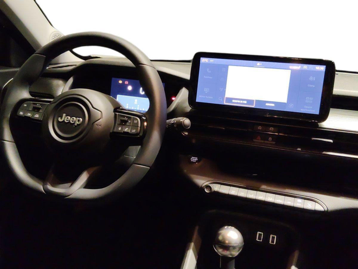 JEEP Avenger Benzina Avenger Longitude 1.2 100cv