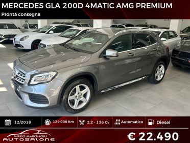 Mercedes GLA 200 d PREMIUM AMG 4Matic FINANZIABILE