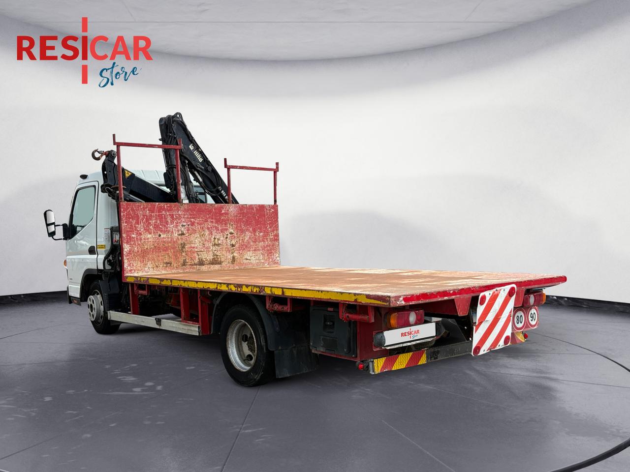 MITSUBISHI MITSUBISHI CANTER 75 CON GRU HIAB CASSONE PIANALATO