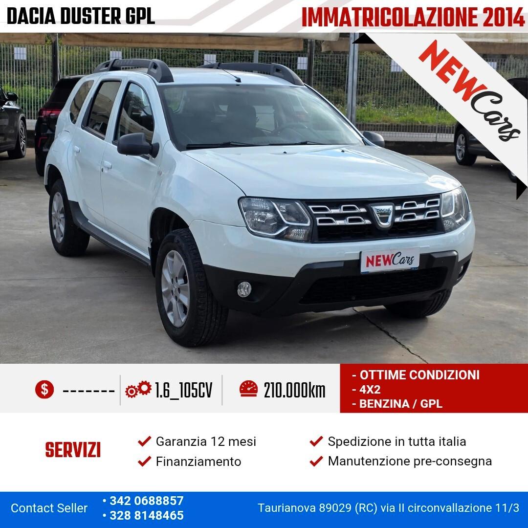Dacia Duster 1.6 110CV 4x2 GPL