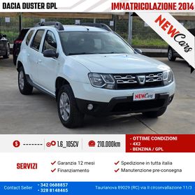 Dacia Duster 1.6 110CV 4x2 GPL