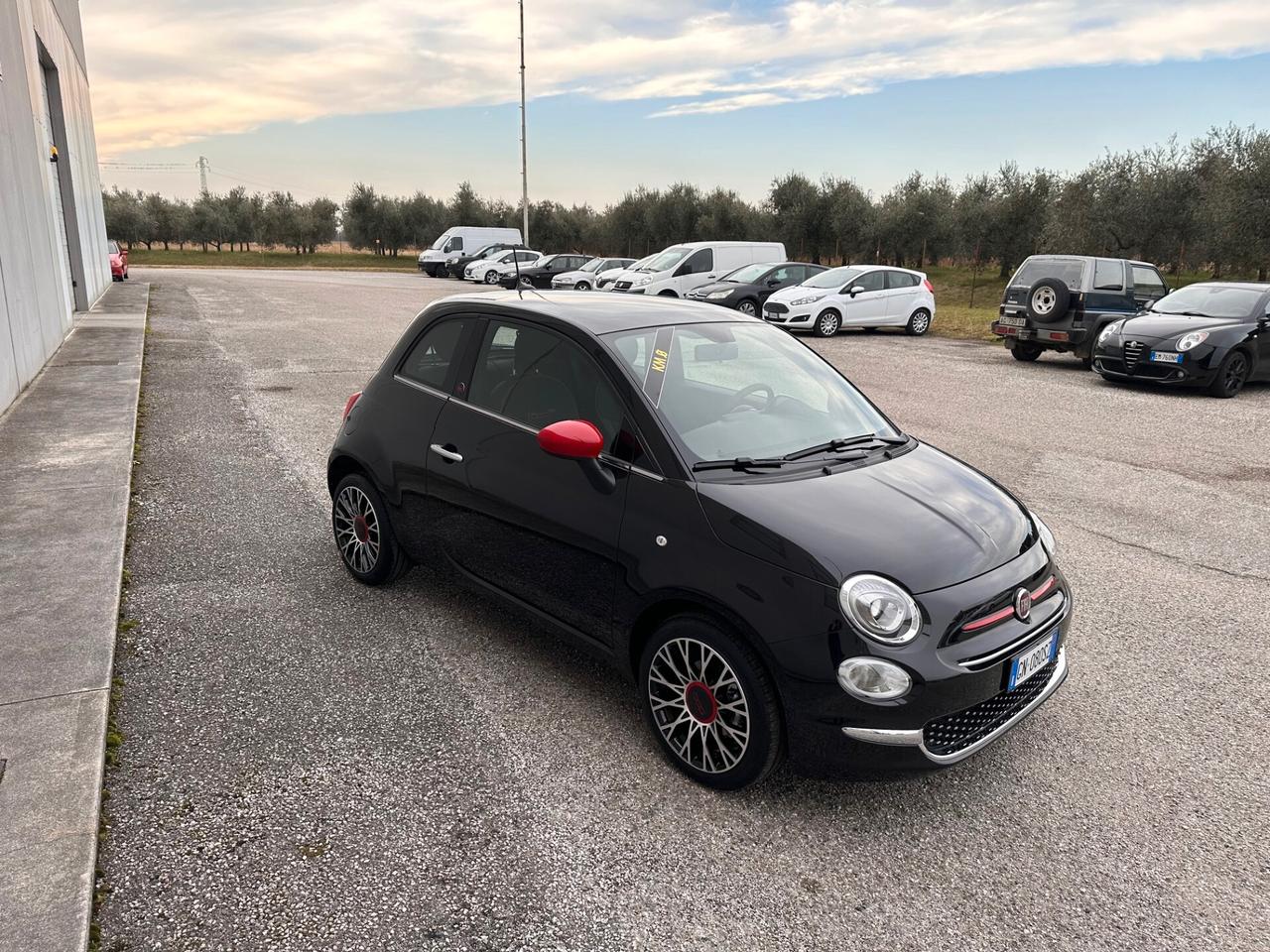 Fiat 500 1.0 Hybrid Red