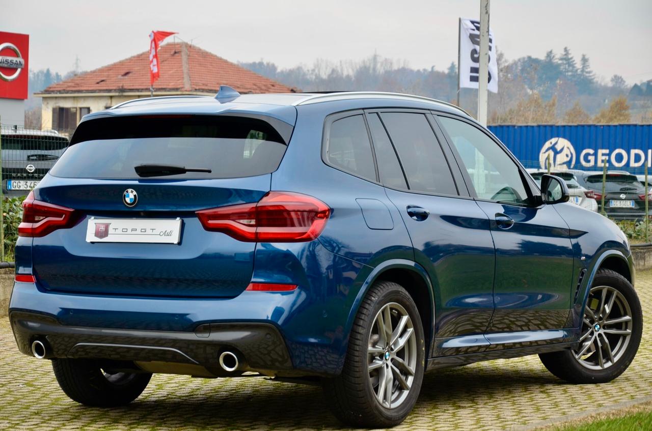 BMW X3 XDRIVE 25d MSPORT 231cv, UFF ITALIANA, TUTTI SERVICE BMW, EURO 6C, TETTO, 20", FARI FULL LED, HARMAN KARDON, PERMUTE