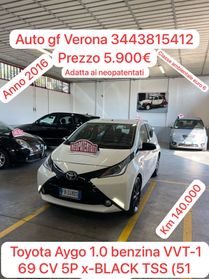 Toyota Aygo 1.0 VVT-i 69 CV 5 porte x-cite MMT