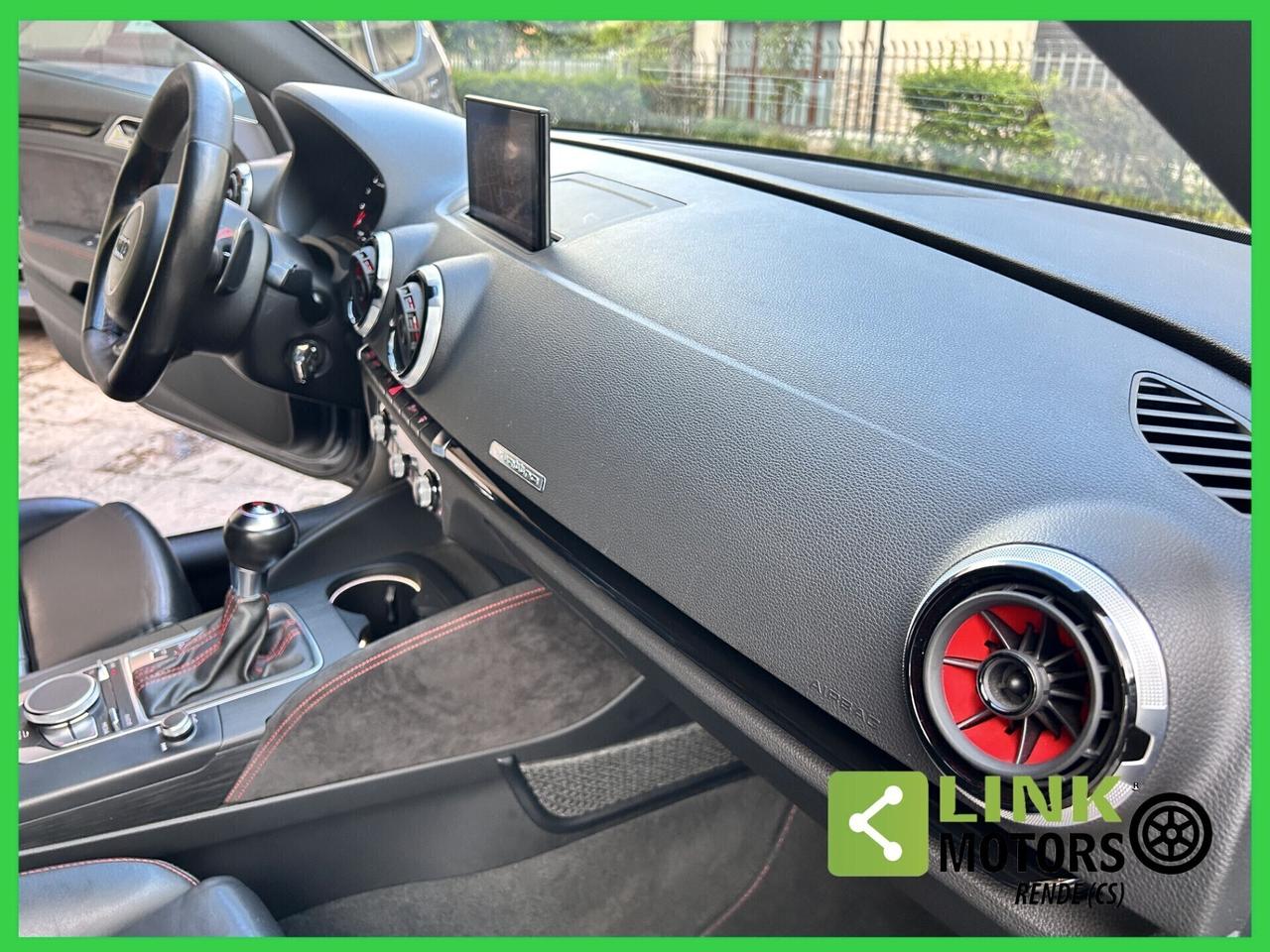 Audi RS 3 SPB 2.5 TFSI quattro 367cv S tronic S line 02/2016