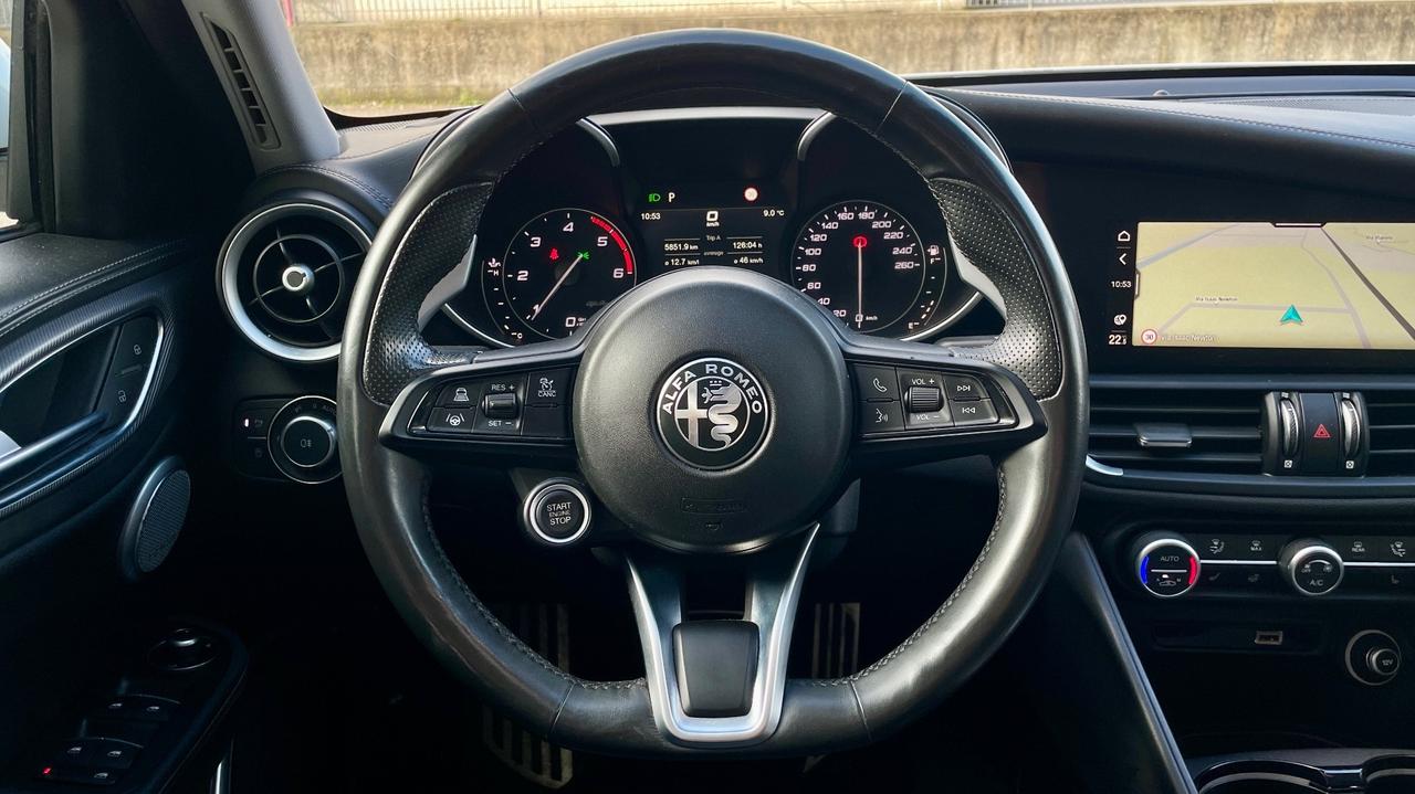 ALFA ROMEO GIULIA 2.2 VELOCE AT8 Q4 210CV - TETTO, PELLE, SEDILI RISCALDATI