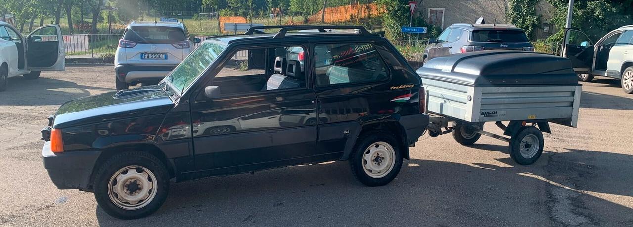 Fiat Panda 1 serie 4X4 eccezionale con : gpl - gancio - carello appendice- mozzi liberi - fari led - super condizioni - sanissima appostissimo - tutta tagliandata - bombola ok