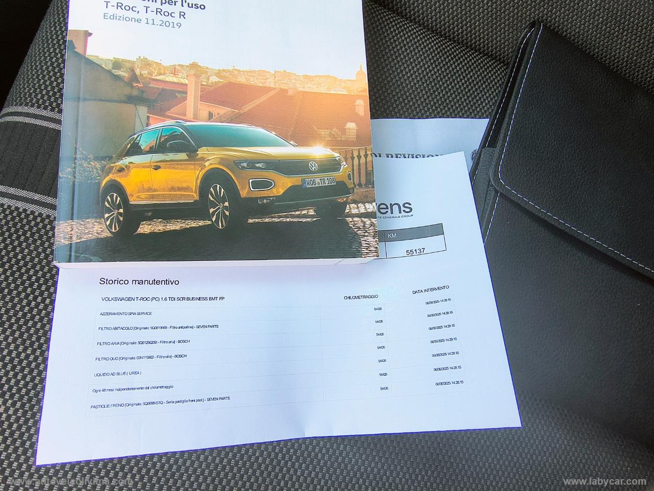 VOLKSWAGEN T-Roc 1.6 TDI SCR Business BlueMot.Tech.