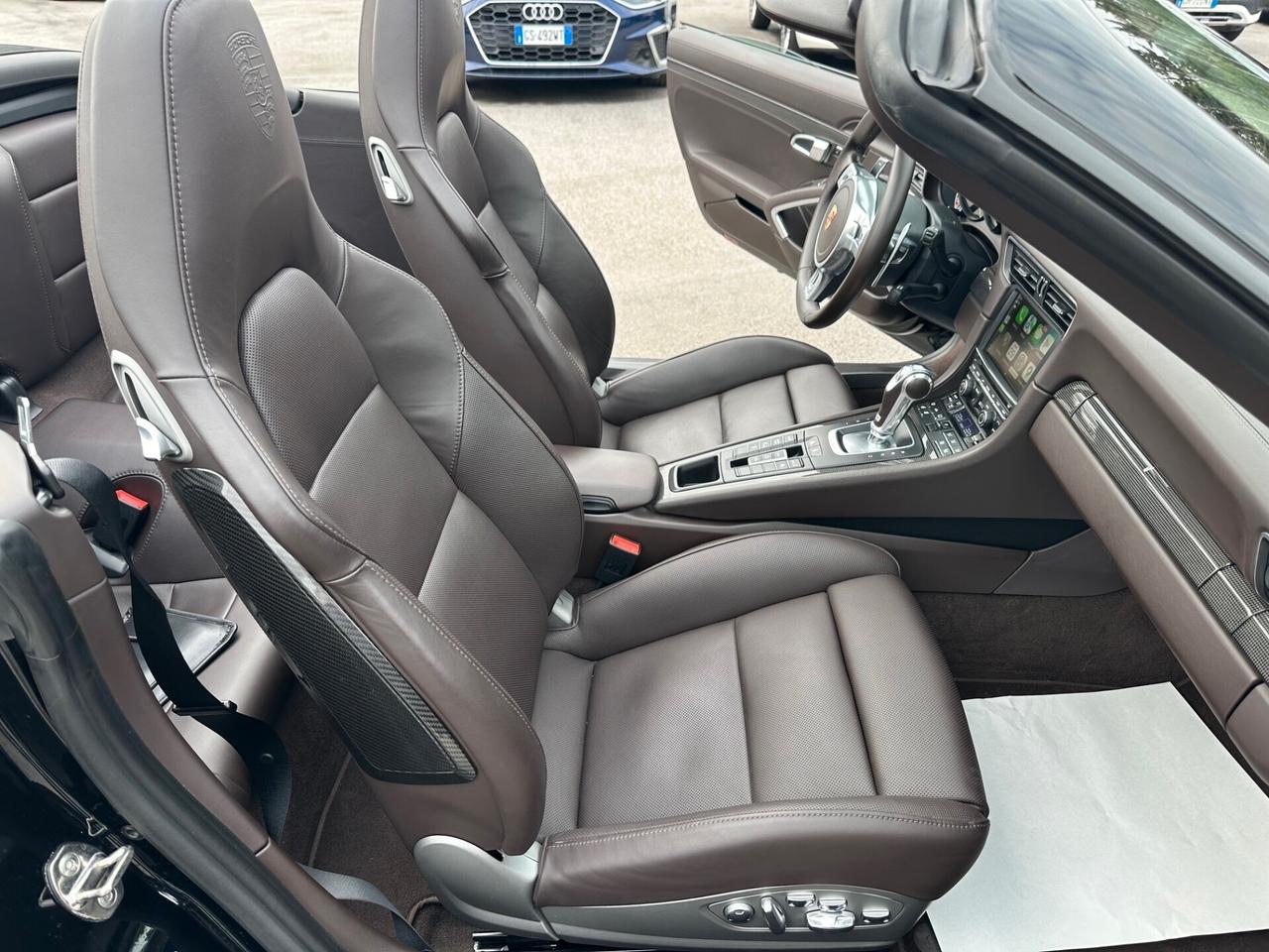 Porsche 911 3.8 Turbo S Cabriolet/fantastica/carbonio/km doc.