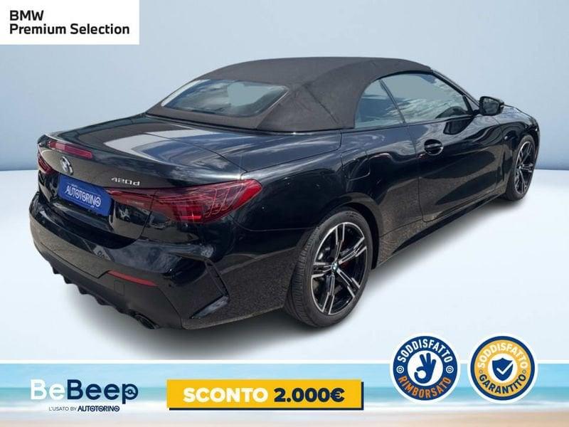 BMW Serie 4 Cabrio 420D CABRIO MHEV 48V MSPORT PRO AUTO