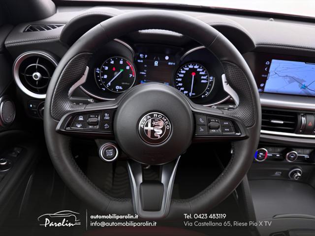 ALFA ROMEO Stelvio 2.0 Turbo 280 CV AT8 Q4 Veloce Harman-pelle Rossa