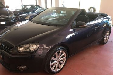 VOLKSWAGEN GOLF6 CABRIO BLUEMOTION LED Diesel 2.0 CV 140 Km 168.487 garanzia 12 mesi