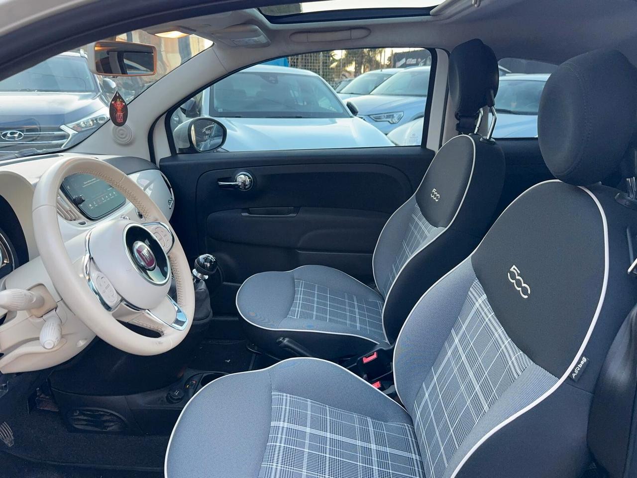 FIAT 500 1.2 GPL 70CV 2019 TETTO PANORAMICO