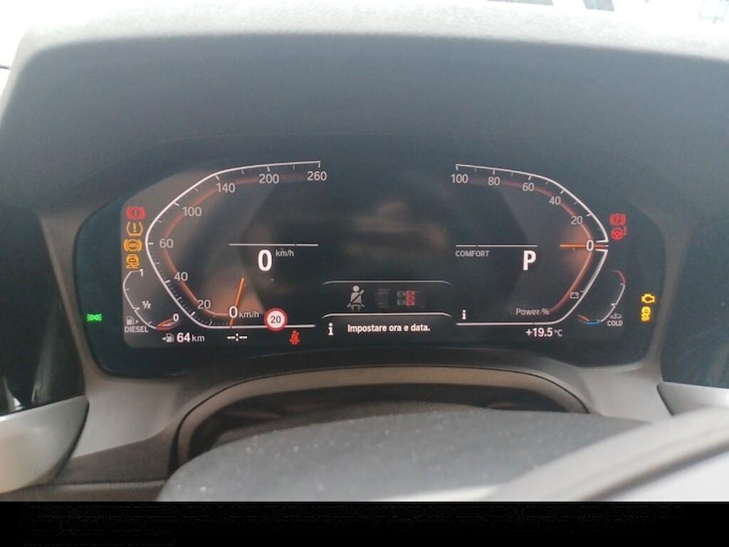 BMW 320D TOURING 190CV STEPTRONICO 48V BUSINESS ADVANTAGE ( FARI LED - BMW DIGITAL COCKPIT - CRUISE - PELLE - NAVI - MORROR - PDC )
