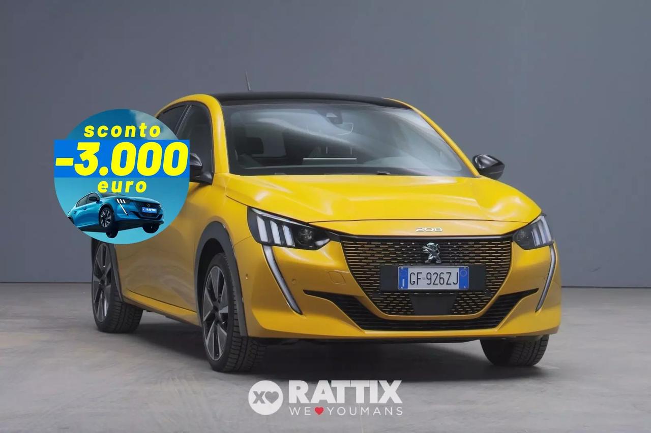 Peugeot e-208 motore elettrico 100kW GT