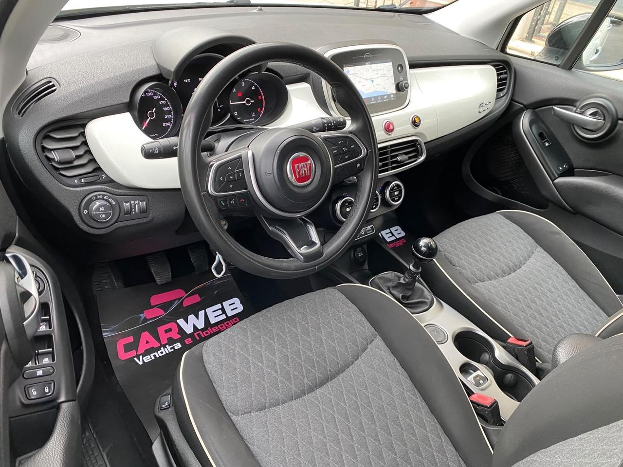 FIAT 500X CITY CROSS 1.3Mjt 95CV Led Navy CAM 2019
