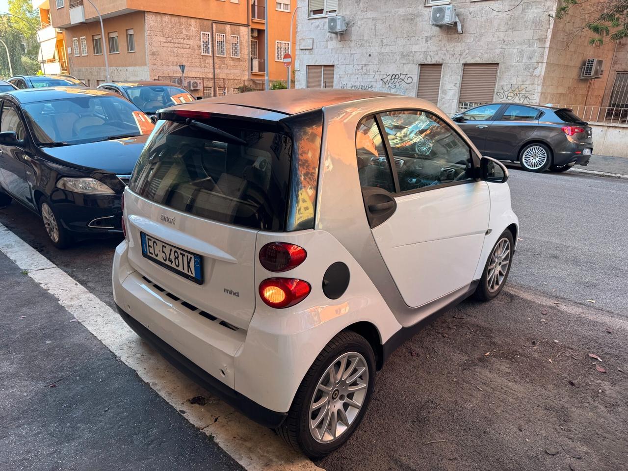 Smart ForTwo Turbo coupé passion Palette al volante