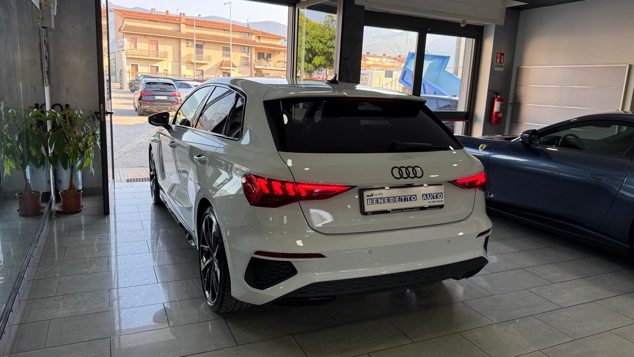 AUDI A3 SPORTBACK S LINE IDENTITY BLACK