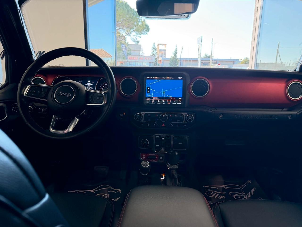 JEEP WRANGLER UNLIMITED RUBICON 2.2 4WD 200CV PELLE NAVI CAM ANNO 2021