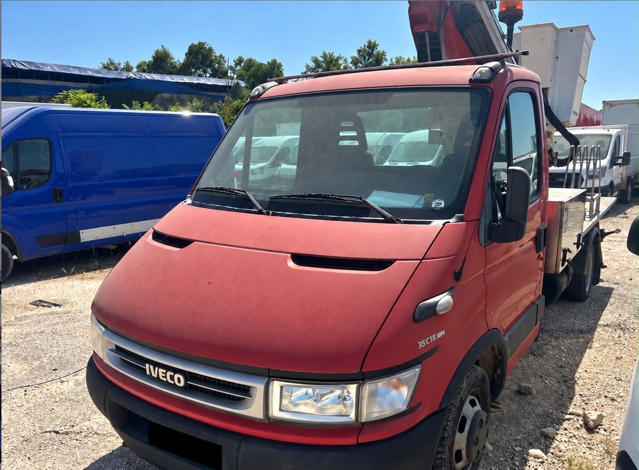Iveco Daily 35C10 2.3 Hpi cabinato con Cestello elevatore