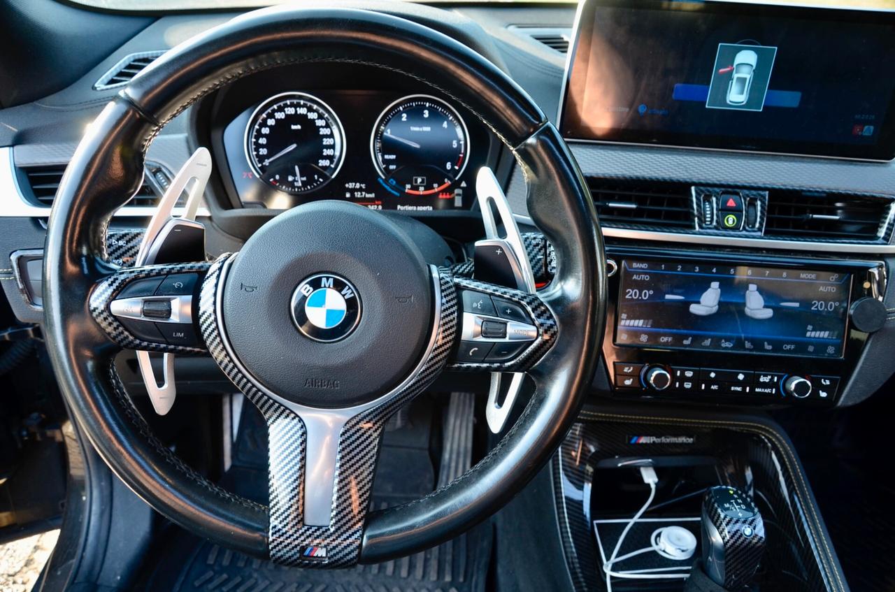 BMW X2 XDRIVE25d MSPORT X 231cv AUTO, UFF ITALIANA, SERVICE BMW, EURO 6C, TETTO, HEAD-UP, FARI LED, 20", PERMUTE