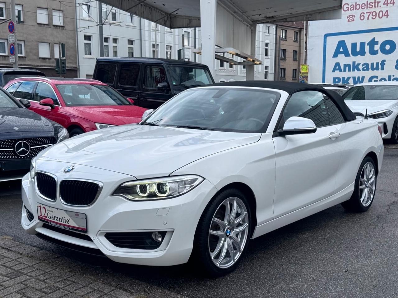 Bmw 218i Cabrio Advantage NAVI,TEIL-LEDER,18"LM