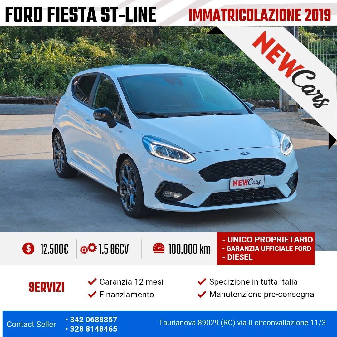 Ford Fiesta 1.5 EcoBlue 5 porte ST-Line