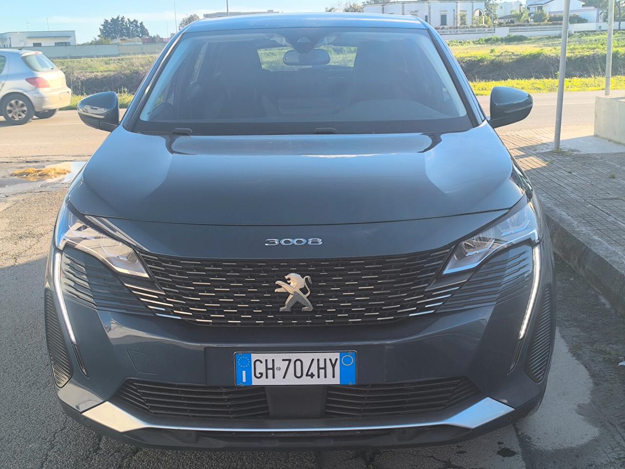 PEUGEOT 3008 1.5 HDI 130cv 11/2021 UNICO PROPRIETARIO NAV/SENS.ANT/POST