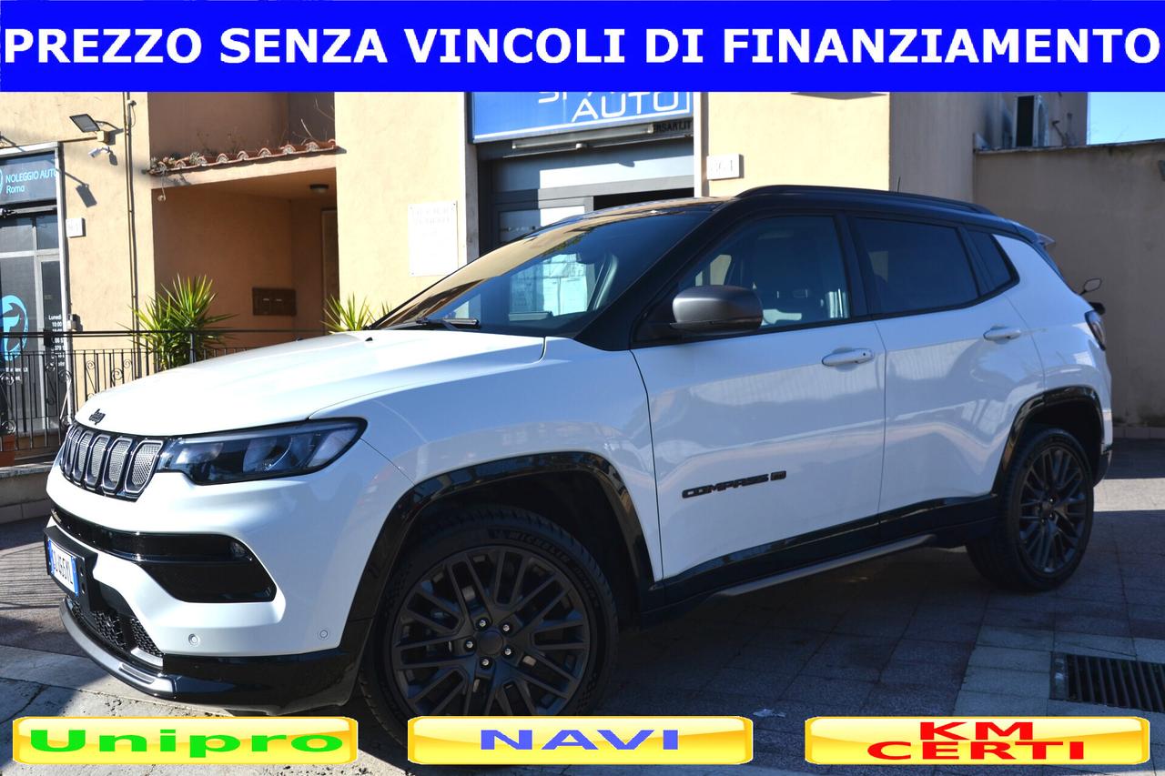 Jeep Compass 1.6 MJT 130CV S TETTO+PELLE+FULL LED+NAVI+RCAM+PDC
