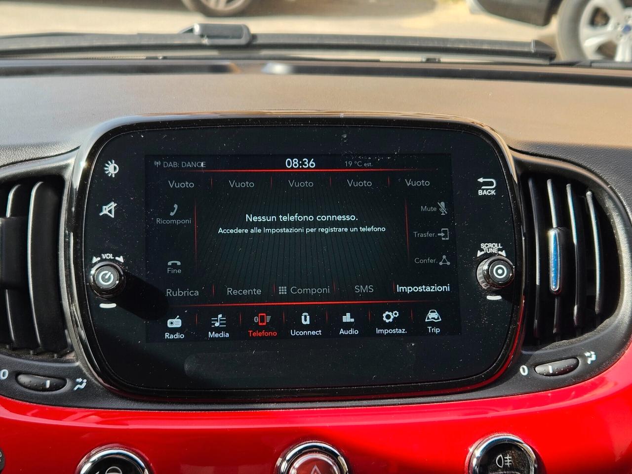 FIAT 500 1000 LOUNGE 52000 CHILOMETRI CERTIFICATI