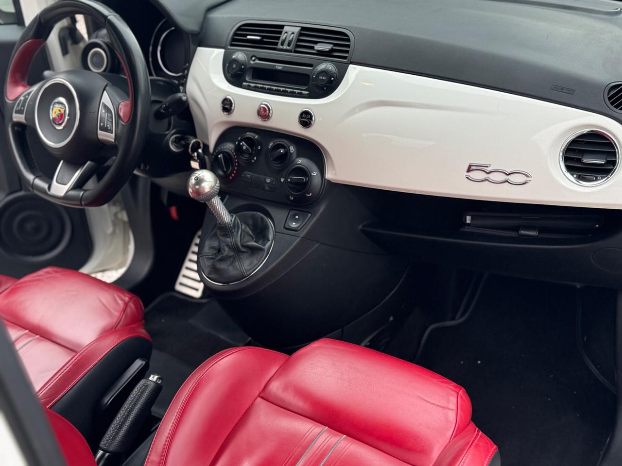 Abarth 595 1.4 Turbo T-Jet 160 CV Turismo Pelle Rossa !