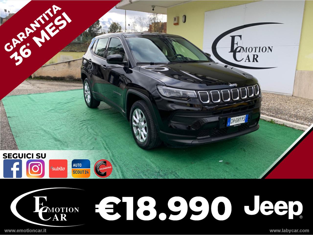JEEP Compass 1.6 Multijet II 2WD S - 2022
